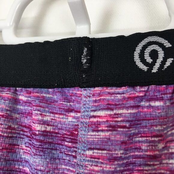 C9 Champion Gym Pants Girls Size L Purple Pink Multicolor 21x26 9in High Rise - Picture 7 of 7